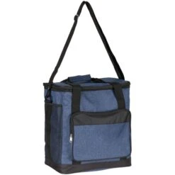 Relaxdays Kühltasche Faltbar, 36 X 40 X 26cm, Blau, 30 Liter -Küche Fach Geschäft cc9a294dff9b1c03bee57c06f1cfc671bd1e3e79 kuehltasche relaxdays faltbar