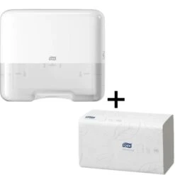 Tork Handtuchspender Mini Starter Pack 953101 H3, Elevation Mini, Kunststoff, Inkl. 250 Tücher