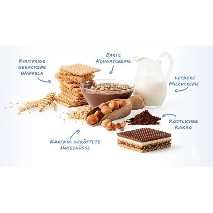 Knoppers Schokolade Minis Milch-Haselnuss-Schnitte, 200g 5 Knoppers Schokolade Minis Milch-Haselnuss-Schnitte, 200g – Bild 3