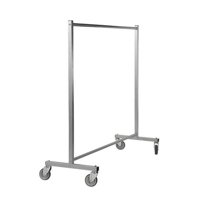 Kongamek Garderobenständer KM113700B, Bis 150 Kg, Mit Rollen, Davon 2 Feststellbar, Metall, Grau 3 Kongamek Garderobenständer KM113700B, Bis 150 Kg, Mit Rollen, Davon 2 Feststellbar, Metall, Grau