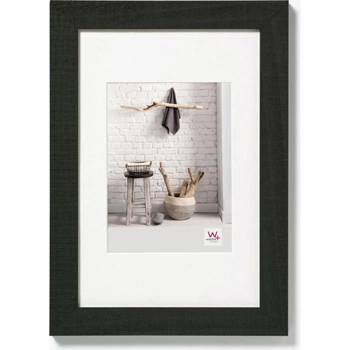Walther-design Bilderrahmen Home HO040B, 30 X 40cm, Holzrahmen, Glasscheibe, Schwarz 3 Walther-design Bilderrahmen Home HO040B, 30 X 40cm, Holzrahmen, Glasscheibe, Schwarz