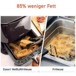 Cosori Fritteuse XXL, CP258-AF-DEU, 1700 W, Heißluftfritteuse, Dörrfunktion, 5,5 Liter 11 Cosori Fritteuse XXL, CP258-AF-DEU, 1700 W, Heißluftfritteuse, Dörrfunktion, 5,5 Liter -Küche Fach Geschäft cfd000b8540f1aa672794640d4af1c58c57565b1 fritteuse cosori xxl cp258 af deu