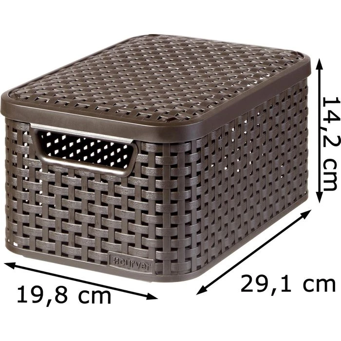 Curver Aufbewahrungsbox Style S 240646, 7L, Mit Deckel, Kunststoff, 29 X 20 X 14cm, 3 Stück 8 Curver Aufbewahrungsbox Style S 240646, 7L, Mit Deckel, Kunststoff, 29 X 20 X 14cm, 3 Stück – Bild 6
