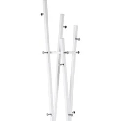 Haku-Möbel Garderobenständer 20307, Mit 12 Haken, Metall, Weiß -Küche Fach Geschäft d0db30d2346337bcdafef4ef1d049dc7e5b883dd garderobenstaender haku moebel 20307