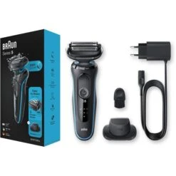 Braun Elektrorasierer Series 5 50-M1200s, Mintgrün, Wet & Dry, Mit EasyClick-Präzisionstrimmer -Küche Fach Geschäft d21237f8a153c7478d0d70115c61028c84ff8b51 elektrorasierer braun series 5 50 m1200s mintgruen