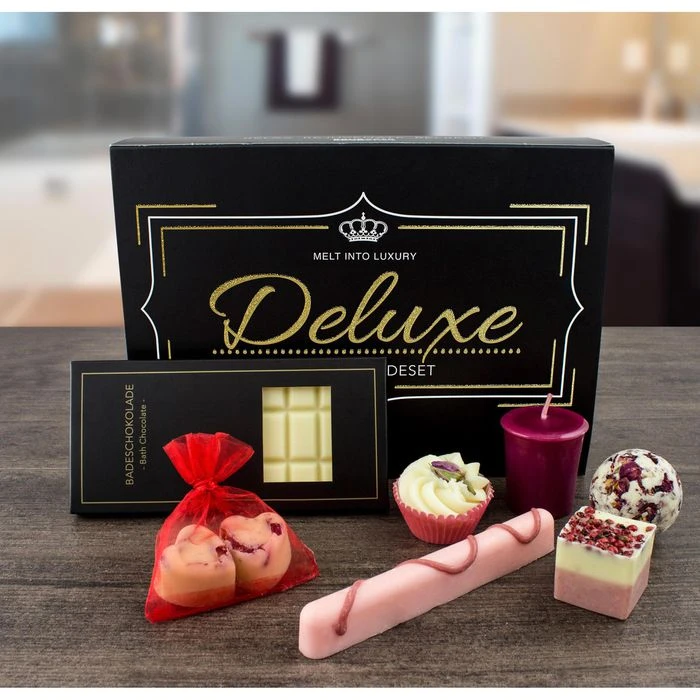 BRUBAKER Geschenkset Badepralinen Deluxe Cranberry, Badepralinen-Set, Handgemacht & Vegan, 8-teilig 4 BRUBAKER Geschenkset Badepralinen Deluxe Cranberry, Badepralinen-Set, Handgemacht & Vegan, 8-teilig – Bild 2