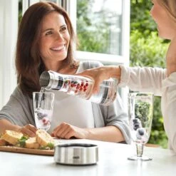 Emsa Karaffe Flow Slim 514233, Mit Kühlstation Und Deckel, 1 Liter -Küche Fach Geschäft d4530278d275c31d0ec0c89a55b7f8ff60d38ecc karaffe emsa flow slim 514233