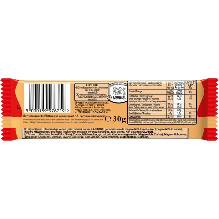 Nestlé® Nestle Schokoriegel Caramac, 1080g, Je 30g, 36 Riegel 6 Nestlé® Nestle Schokoriegel Caramac, 1080g, Je 30g, 36 Riegel – Bild 4