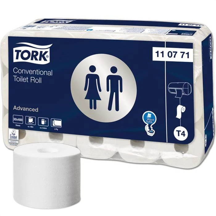 Tork Advanced 2-lagig 30 Rollen Toilettenpapier 3 Tork Advanced 2-lagig 30 Rollen Toilettenpapier
