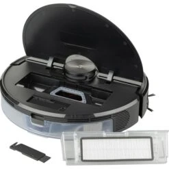 Roborock Saugroboter S6 MaxV, Schwarz, Ladestation, Wischfunktion, Laufzeit 180 Minuten -Küche Fach Geschäft d632013c8cd4ac9e2e0a7d4c36dd1fc8ece88726 saugroboter roborock s6 maxv schwarz