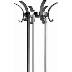 Alco Garderobenständer 2872-11, Mit 12 Haken, Metall, Silber / Schwarz -Küche Fach Geschäft d79ee87ae01224430c7961ab241fe6b418999e9a garderobenstaender alco 2872 11