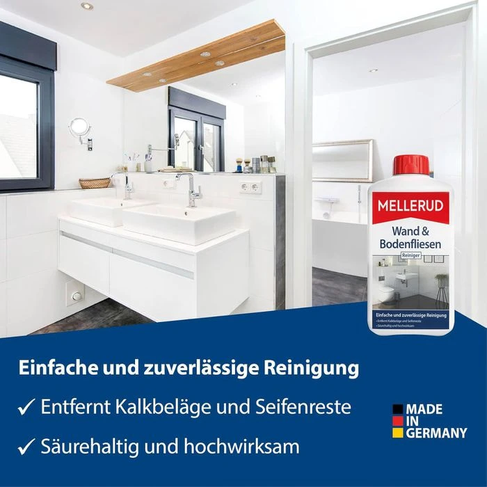 Mellerud Unterhaltsreiniger Wand & Bodenfliesen, Reiniger, 2001000936, 1 Liter 4 Mellerud Unterhaltsreiniger Wand & Bodenfliesen, Reiniger, 2001000936, 1 Liter – Bild 2