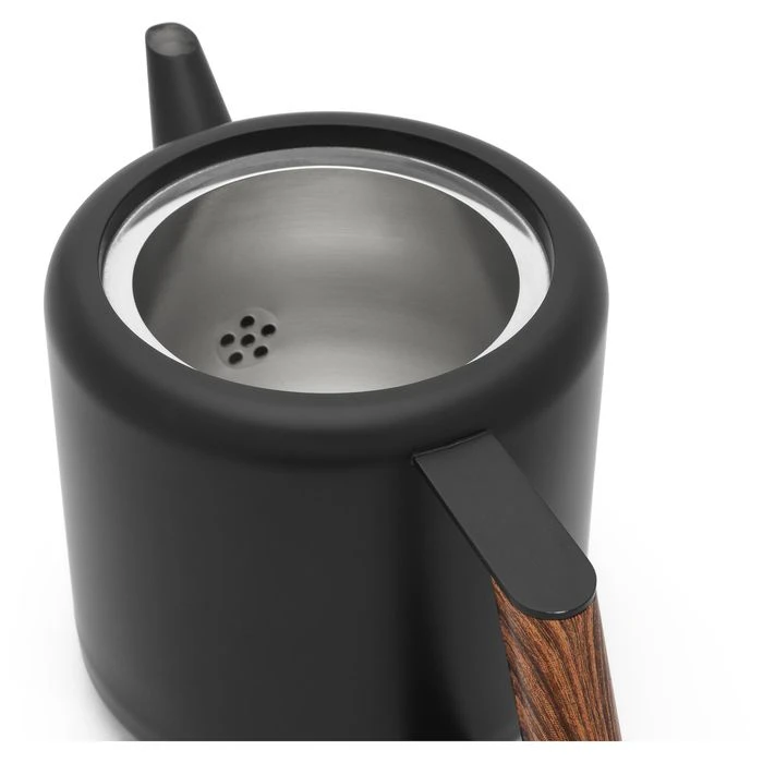 Bredemeijer Tee-Kanne Boston, Edelstahl, Doppelwandig, Schwarz Matt, 1,1 L 5 Bredemeijer Tee-Kanne Boston, Edelstahl, Doppelwandig, Schwarz Matt, 1,1 L – Bild 3