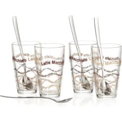 Ritzenhoff&Breker Kaffeegläser Latte Macchiato, Set Mit Löffel, 370ml, 8-teilig -Küche Fach Geschäft d94771b7ed0f28acfac22f67c82e4a836f284d18 kaffeeglaeser ritzenhoffundbreker latte macchiato