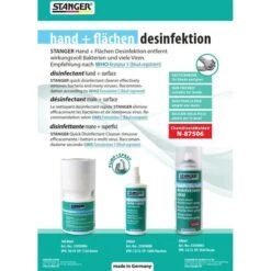 Stanger Desinfektionsmittel 55050003, Für Hände Und Flächen, Spray, 400 Ml -Küche Fach Geschäft dac7e3ca98659c8dc48dd4dd5cd8232747405b14 desinfektionsmittel stanger 55050003 alkoholisch