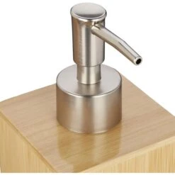 Relaxdays Badaccessoires-Set 10032127, 4-teilig, Aus Bambus, Braun -Küche Fach Geschäft dc00d2c9cafd47e09b5da957e80e1a6d8c6237b0 badaccessoires set relaxdays 10032127 4 teilig