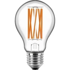 Blulaxa LED-Lampe Filament E27, Warmweiß, Energieklasse A, 3,8 Watt (60W)