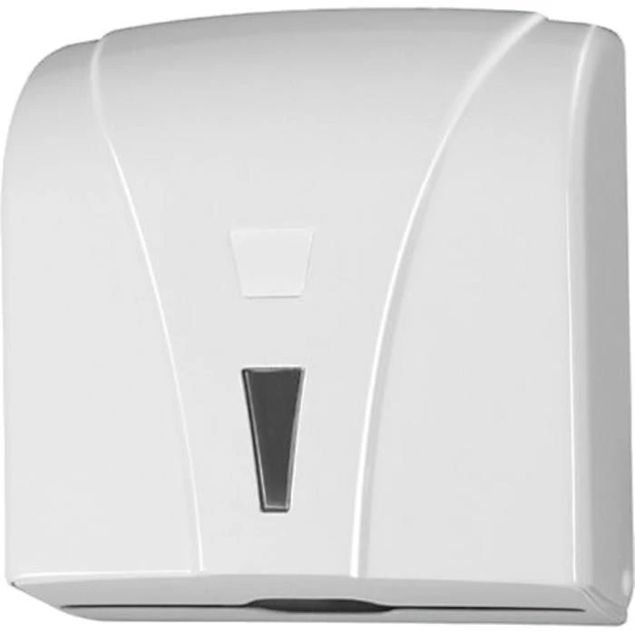 Handtuchspender Kunststoff, Für 300 Falthandtücher, Weiß 3 Handtuchspender Kunststoff, Für 300 Falthandtücher, Weiß