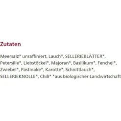 Alnatura Salz Kräuter Meersalz Unraffiniert, BIO, 200g -Küche Fach Geschäft e30a829ab1ea4e08d2f8892c0f1d7dcc91e62684 salz alnatura kraeuter meersalz unraffiniert bio