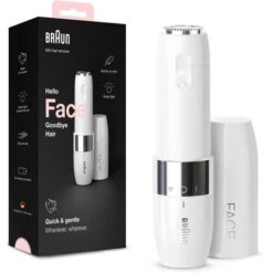 Braun Elektrorasierer FS1000 Gesichtshaarentferner, Face Mini Hair Remover, Für Frauen, Mit Smartlight