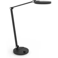 FeinTech Schreibtischlampe LTL00121 LED, Dimmbar, Standfuß, Schwarz -Küche Fach Geschäft e3ca6b15f36e75c7bf47648f01189d4e47ef5e43 schreibtischlampe feintech ltl00121 led