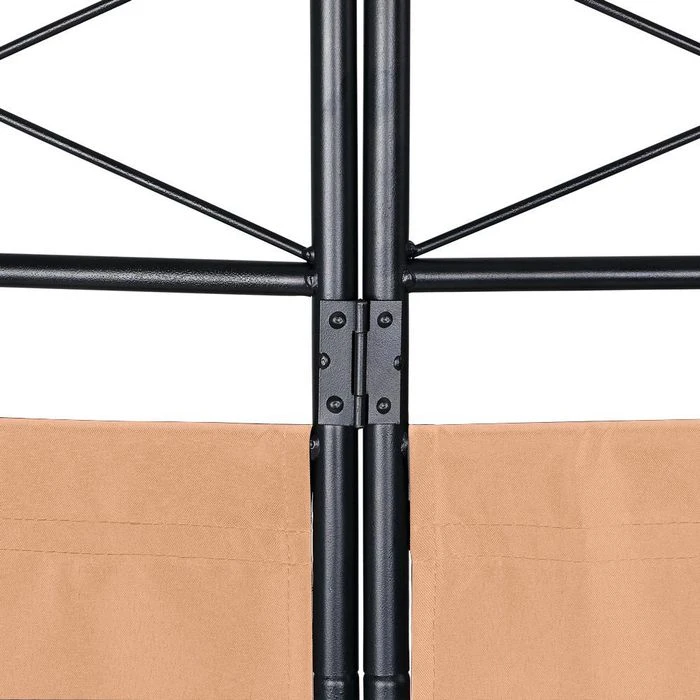 CASARIA Paravent Lucca, Innen, 4-teilig, Metall / Textil, Rose, 163 X 180 Cm 8 CASARIA Paravent Lucca, Innen, 4-teilig, Metall / Textil, Rose, 163 X 180 Cm – Bild 6