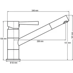 Cornat Küchenarmatur Fuerte 3176, Edelstahl, Hochdruck, 360° Schwenkbar -Küche Fach Geschäft e4d806441eeb786e60ef55a8c9bb667b31dbd4a3 kuechenarmatur cornat fuerte 3176 edelstahl