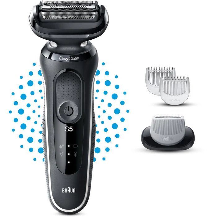Braun Elektrorasierer Series 5 51-W1600s, Weiß, Wet & Dry, Mit EasyClick-Bodygroomer 7 Braun Elektrorasierer Series 5 51-W1600s, Weiß, Wet & Dry, Mit EasyClick-Bodygroomer – Bild 5