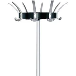 Kerkmann Garderobenständer Public Classic, 6277, Mit 24 Haken, Metall, Silber / Schwarz -Küche Fach Geschäft e5f84b83990e1c9929f25087110c0d272147d519 garderobenstaender kerkmann public classic 6277