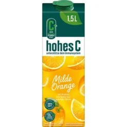 Hohes-C Saft Milde Orange, 100% Fruchtgehalt, Je 1,5 Liter, 8 Pack -Küche Fach Geschäft e7222ee9d50d511df9ec06fde1c5408c362835a3 saft hohes c milde orange