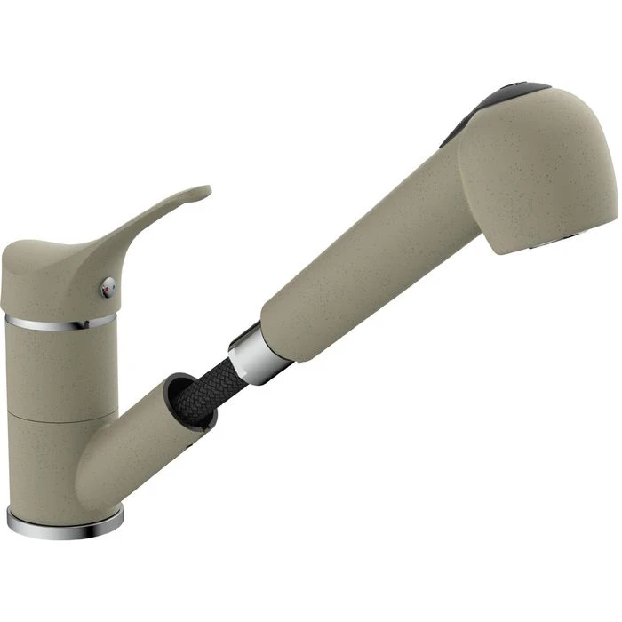 Schütte Küchenarmatur Granit, Beige, Hochdruck, Schwenkbar, Ausziehbarer Auslauf 3 Schütte Küchenarmatur Granit, Beige, Hochdruck, Schwenkbar, Ausziehbarer Auslauf