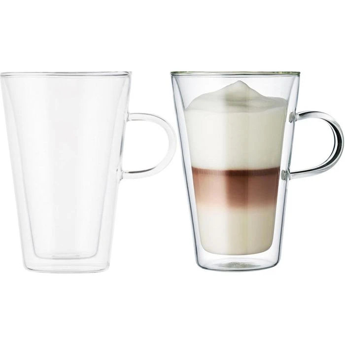 Bodum Kaffeegläser Canteen 10326-10, Doppelwandig, Mit Henkel, 400ml, 2 Stück 3 Bodum Kaffeegläser Canteen 10326-10, Doppelwandig, Mit Henkel, 400ml, 2 Stück