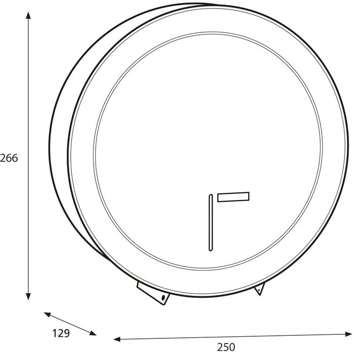 Katrin Toilettenpapierspender Gigant-Box S, 989660, Edelstahl, Für Jumbo Rollen, Silber 6 Katrin Toilettenpapierspender Gigant-Box S, 989660, Edelstahl, Für Jumbo Rollen, Silber – Bild 4