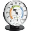 TFA Thermo-Hygrometer 45.2033 Analog, Standfuß, Verchromt -Küche Fach Geschäft e9d5256eb7185ca58735ca1c25eabeb1f80f08cb thermo hygrometer tfa 45.2033 innen