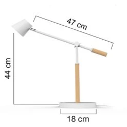 Unilux Schreibtischlampe Vicky LED, Dimmbar, USB, Holz, Mit Standfuß -Küche Fach Geschäft ee0256e4a88734aa27195d809cf7df194b2d1a13 schreibtischlampe unilux vicky led