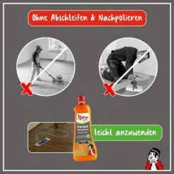 Poliboy Bodenpflege Parkett Renovierer Seidenmatt, 59500, Parkettpflege, 500 Ml -Küche Fach Geschäft ef278166fe55b88332e8bf4874786c1611ce49dd bodenpflege poliboy parkett renovierer seidenmatt