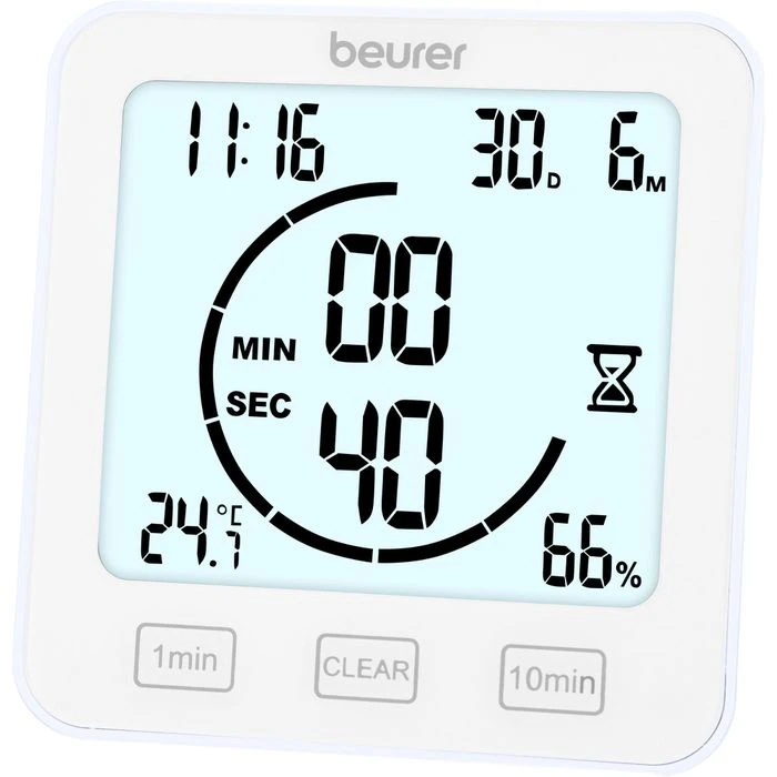 Beurer Thermo-Hygrometer HM 22 67804 Innen, Digital, Timer 5 Beurer Thermo-Hygrometer HM 22 67804 Innen, Digital, Timer – Bild 3
