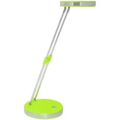 Maul Schreibtischlampe Maulpuck LED, Grün, Höhenverstellbar, Mit Standfuß