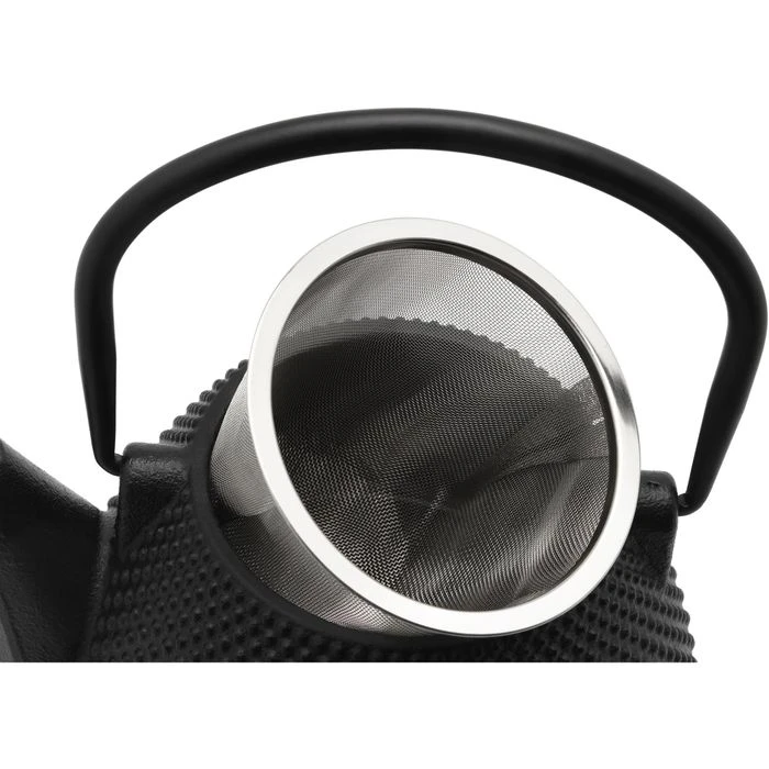 Bredemeijer Tee-Kanne Wuhan, Gusseisen, Mit Edelstahl-Filter, Schwarz, 1,0 L 7 Bredemeijer Tee-Kanne Wuhan, Gusseisen, Mit Edelstahl-Filter, Schwarz, 1,0 L – Bild 5