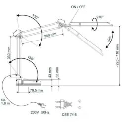 Maul Schreibtischlampe Maulatlantic, Standfuß, Silber -Küche Fach Geschäft f6464e4cd76f288059008f71f08941ad563beab9 schreibtischlampe maul maulatlantic