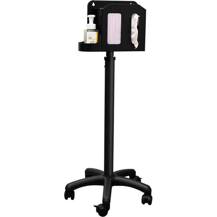 LogiLink Desinfektionsmittelspender HC0009, Mobile Hygienestation, Schwarz, 1000ml 4 LogiLink Desinfektionsmittelspender HC0009, Mobile Hygienestation, Schwarz, 1000ml – Bild 2