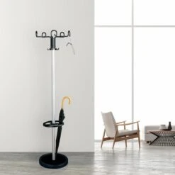 Kerkmann Garderobenständer Prima, 6710, Mit 15 Haken, Metall, Silber / Schwarz 9 Kerkmann Garderobenständer Prima, 6710, Mit 15 Haken, Metall, Silber / Schwarz -Küche Fach Geschäft fc6abb705660c36181a41526d5e4433ec86a513a garderobenstaender kerkmann prima 6710