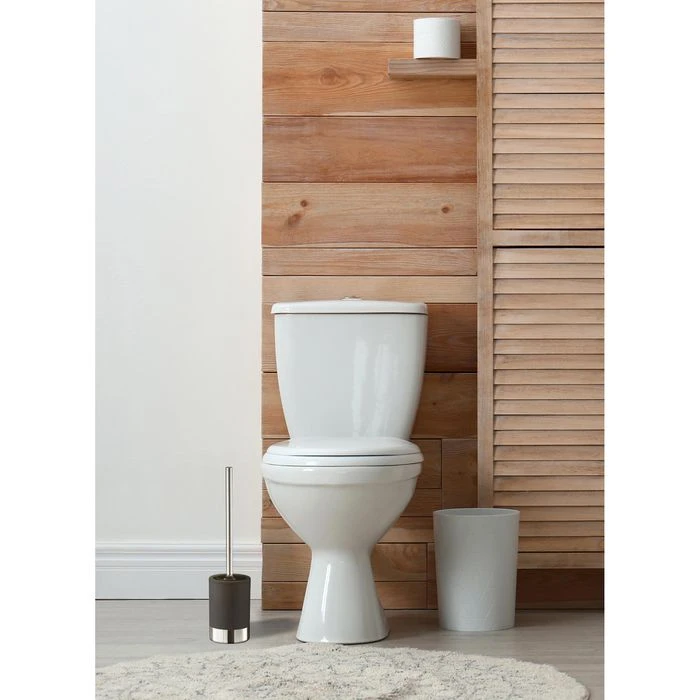 Zeller WC-Bürste Schwarz, Bürstenhalter Aus Kunststoff 4 Zeller WC-Bürste Schwarz, Bürstenhalter Aus Kunststoff – Bild 2